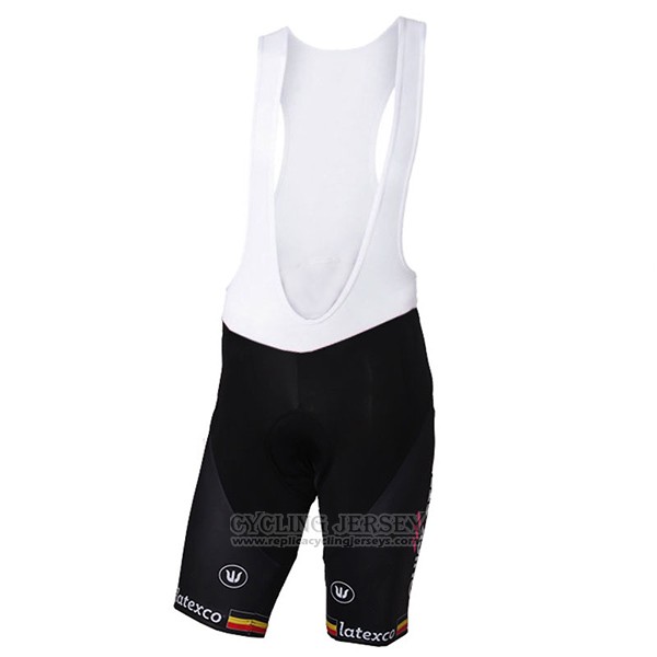 2017 Cycling Jersey Quick Step Floors Champion Belgium Short Sleeve and Bib Short